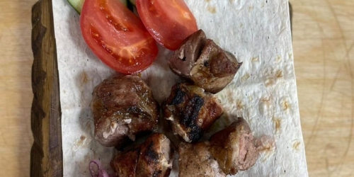 Шашлык из cвинoй шеи