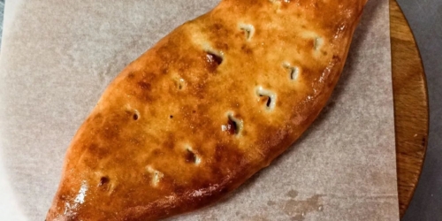 Хачапури с ветчиной и сыром