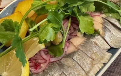 Сельдь с теплым картофелем