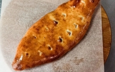 Хачапури с ветчиной и сыром